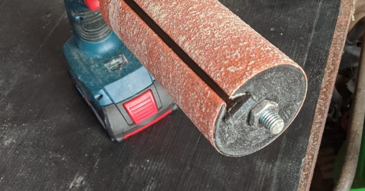 Sanding Spindle for drill by Andi Download free STL model