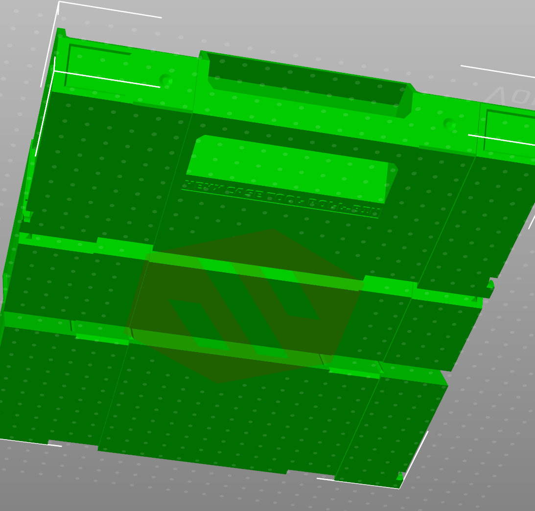 Hexx Case Tool Roll - TRUE Flat Bottom 3D model thumbnail