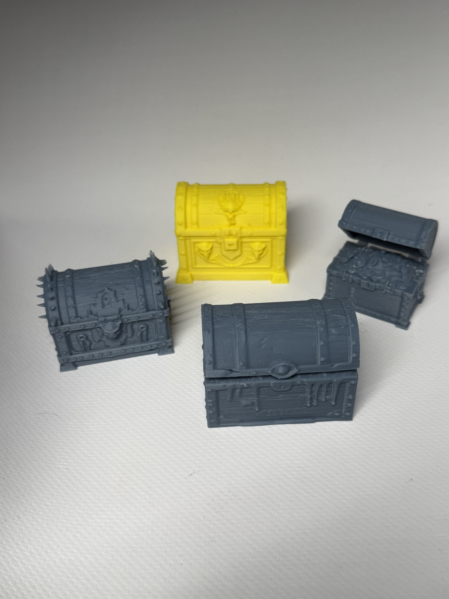 chests for the Dungeons and Dragons game DND