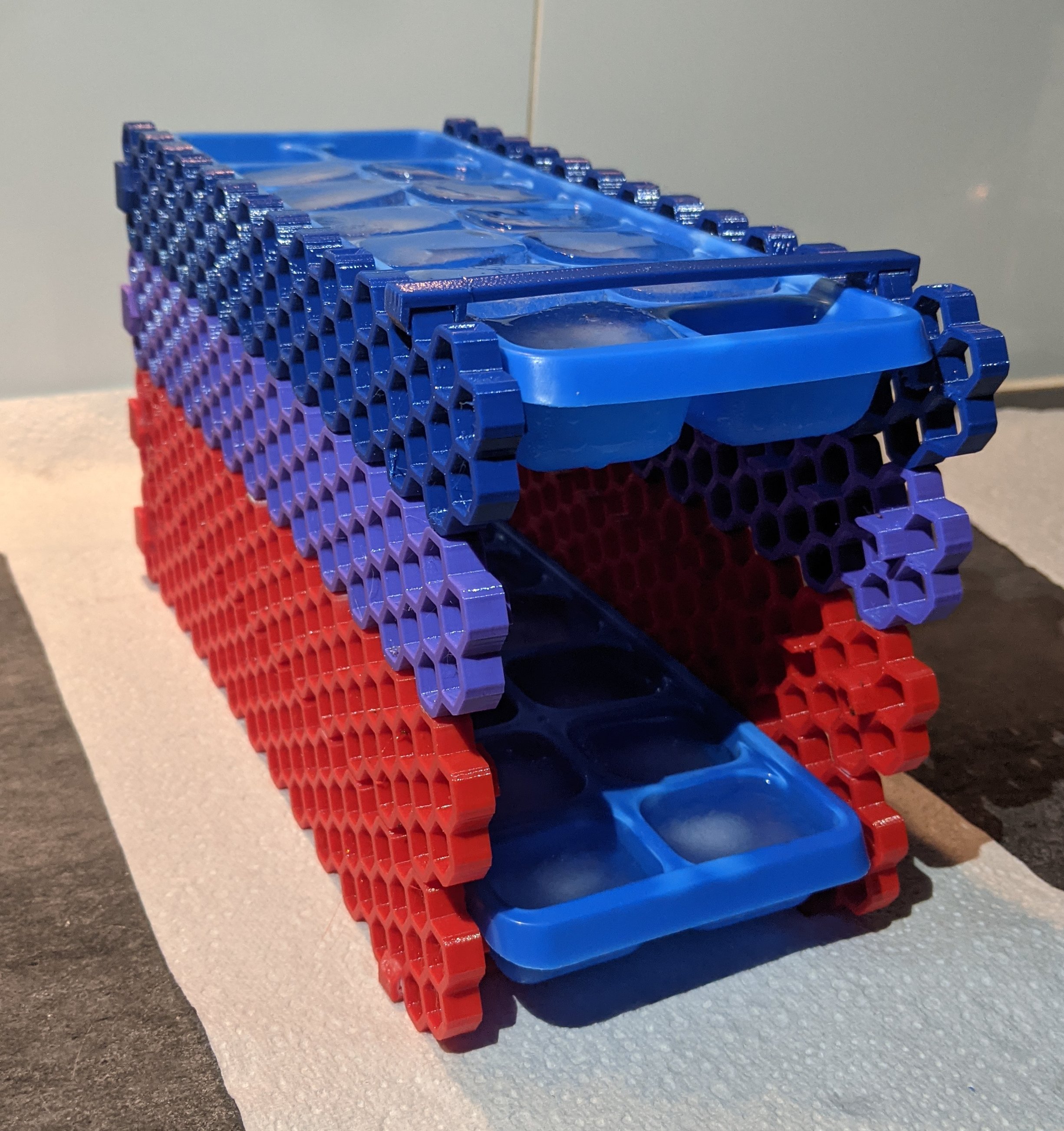 Ice cube tray modular rack by Dave Z Download free STL model