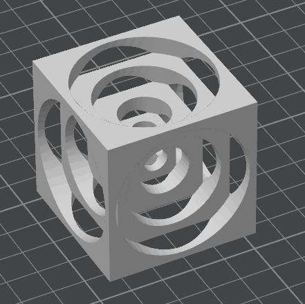 Turner's cube -- tough part to print