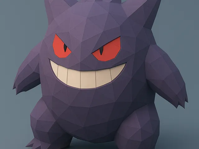 Gengar – Low Poly 3D Model