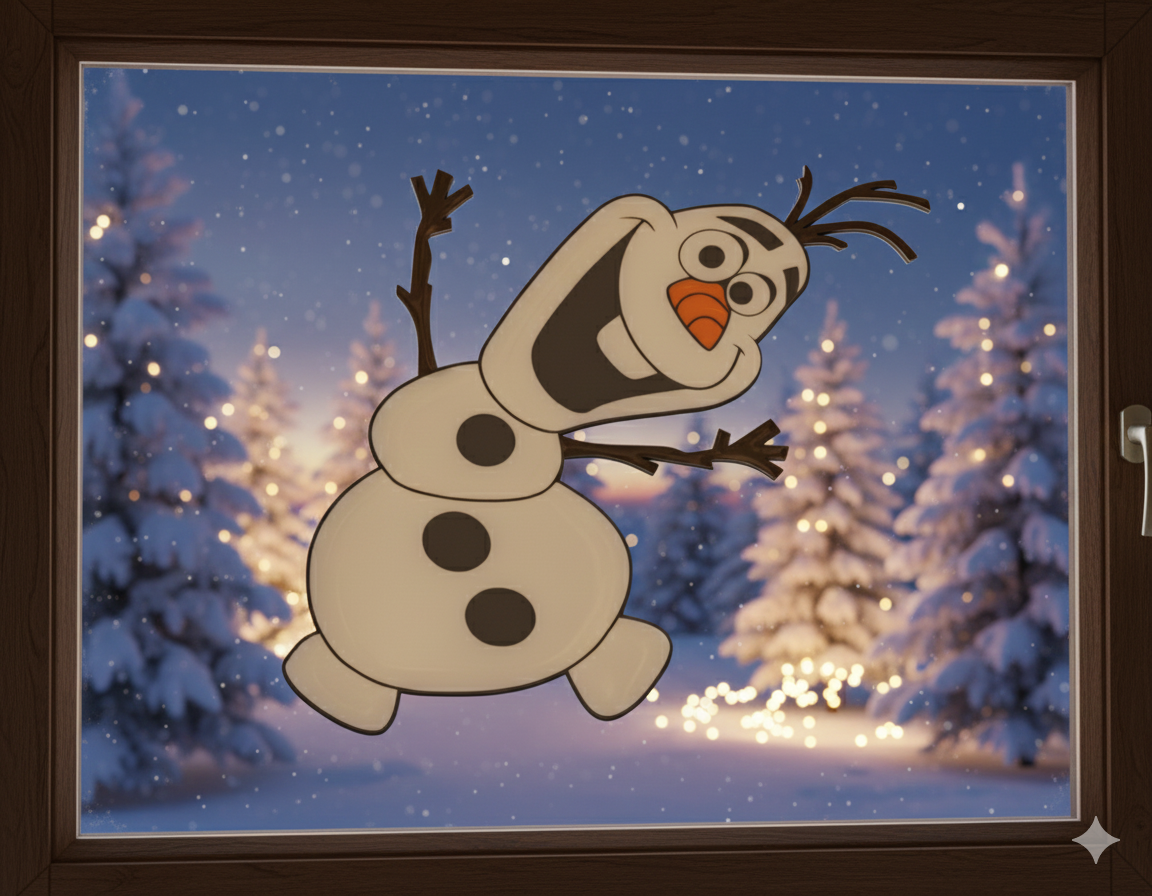 Olaf window ornament
