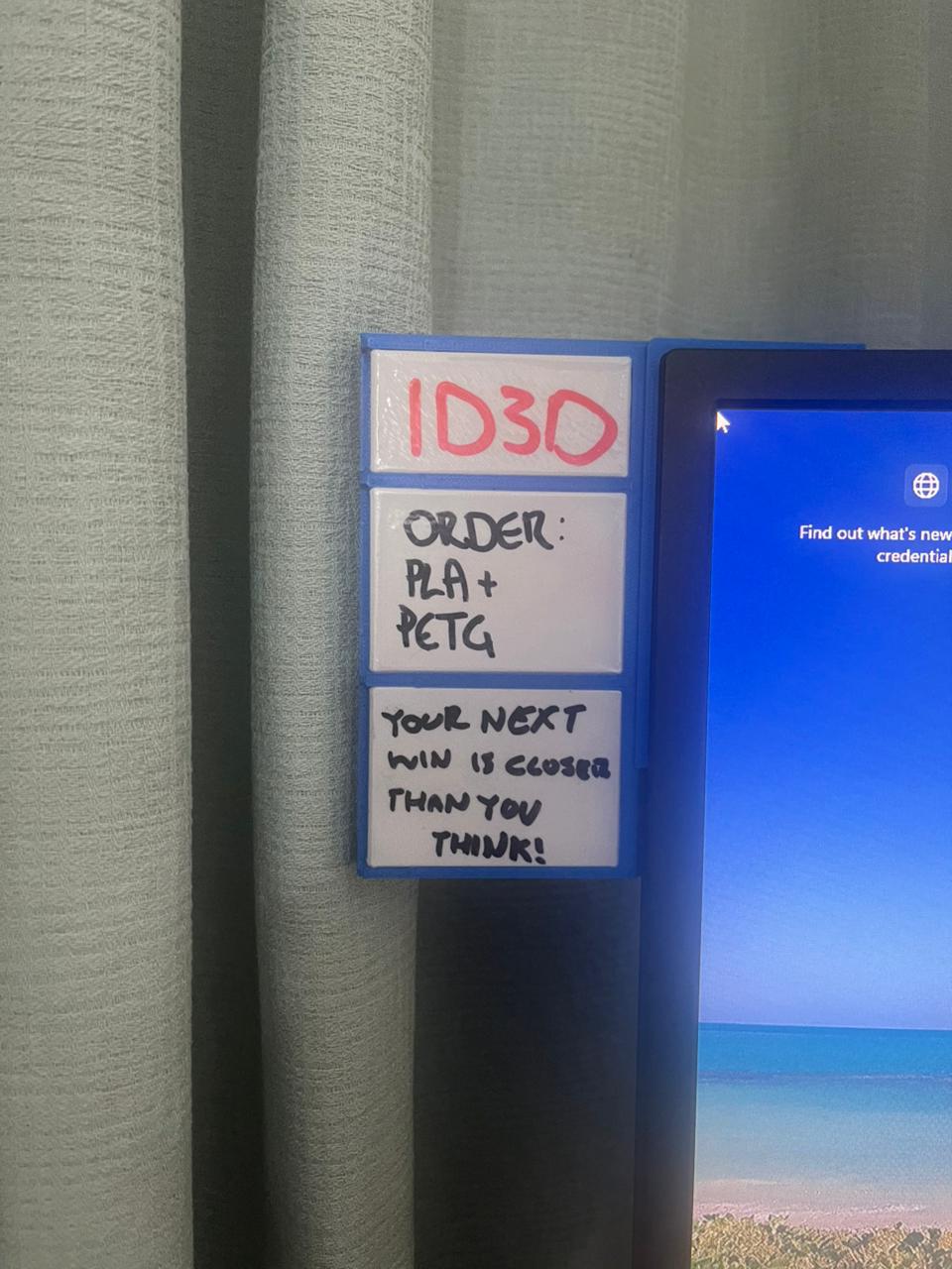Note-it: Modular Monitor Reminder System