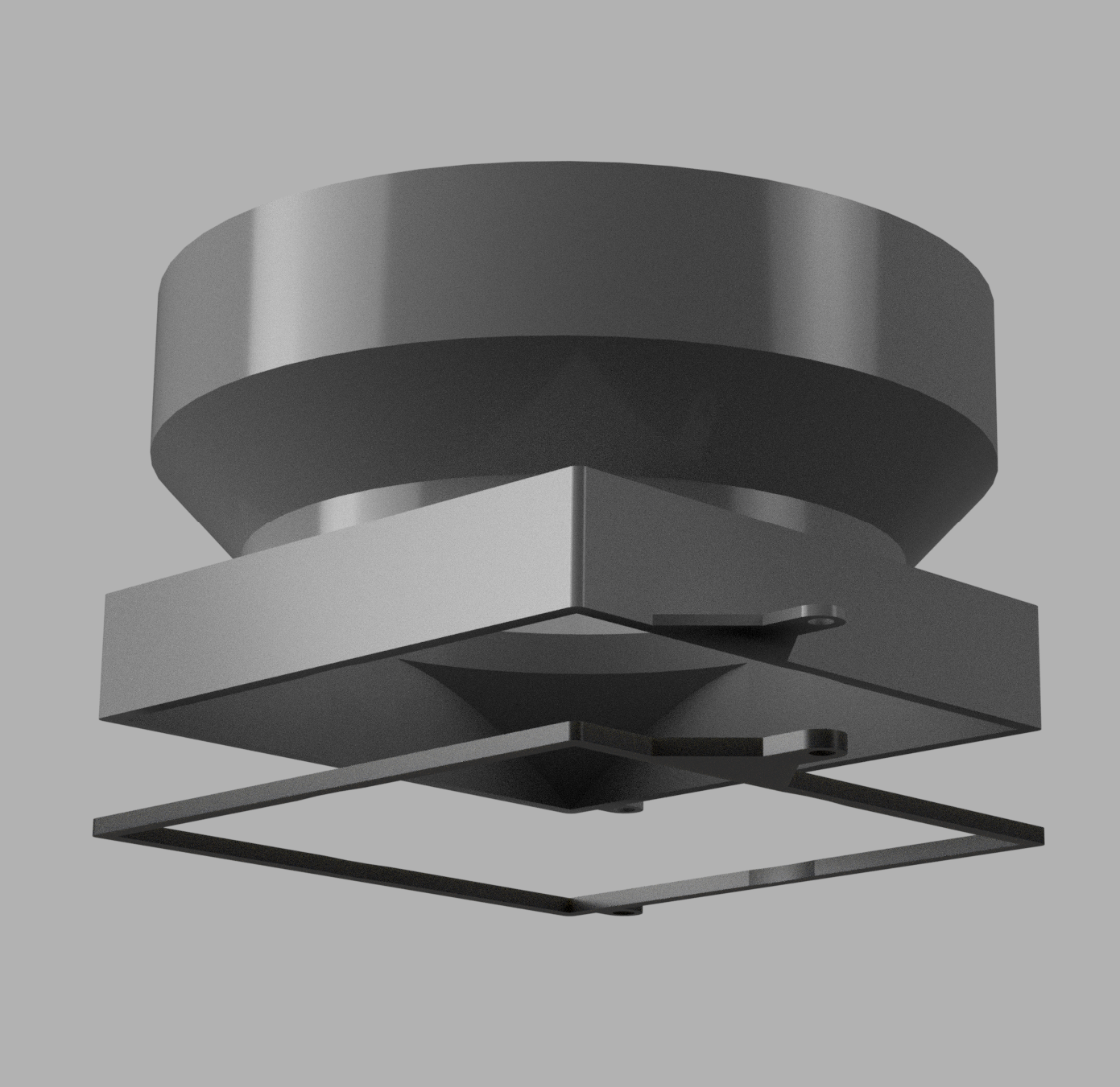 Centauri Carbon Exhaust Vent - Fume Duct 3D model thumbnail