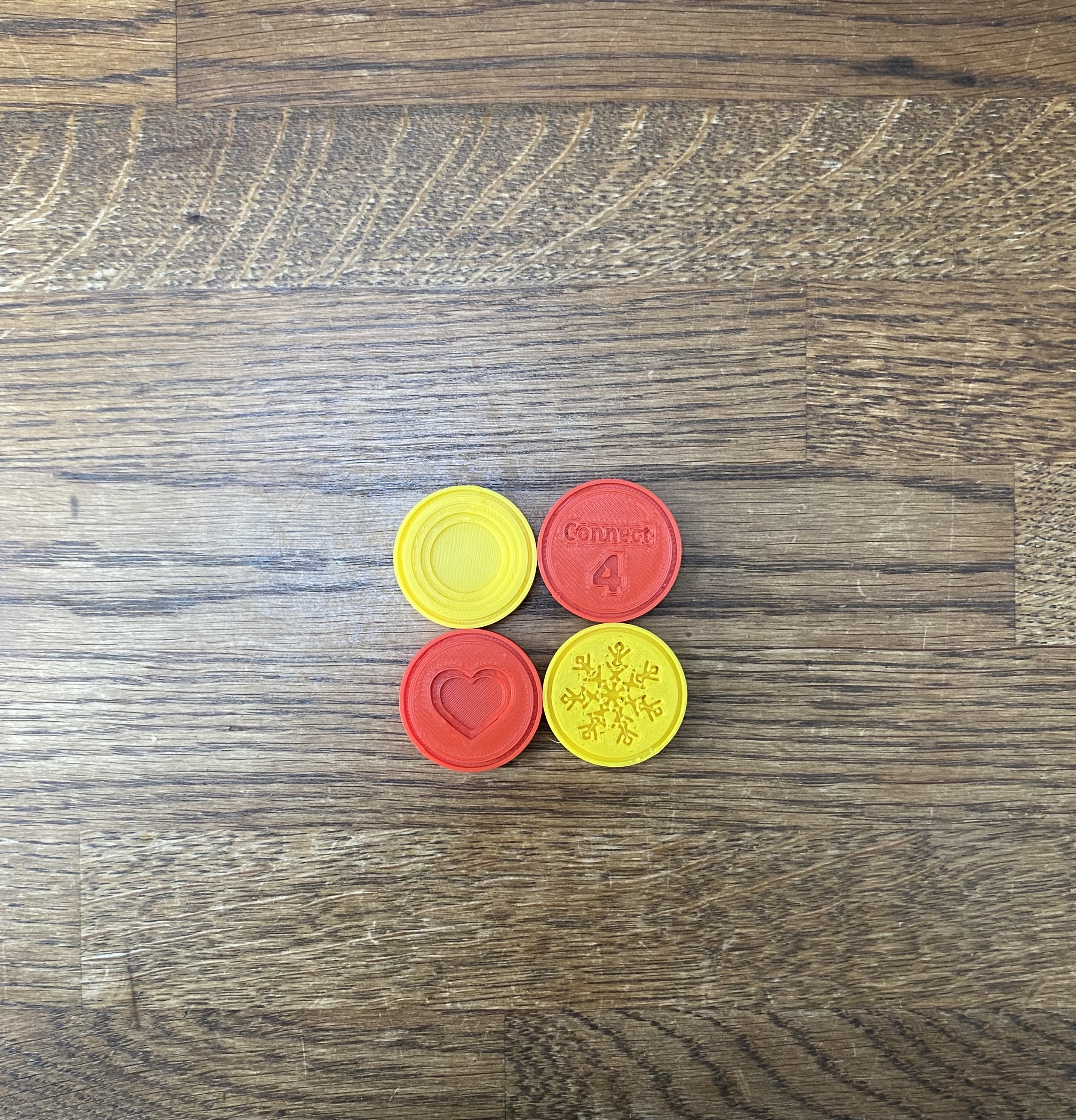 Custom Connect 4 Counters