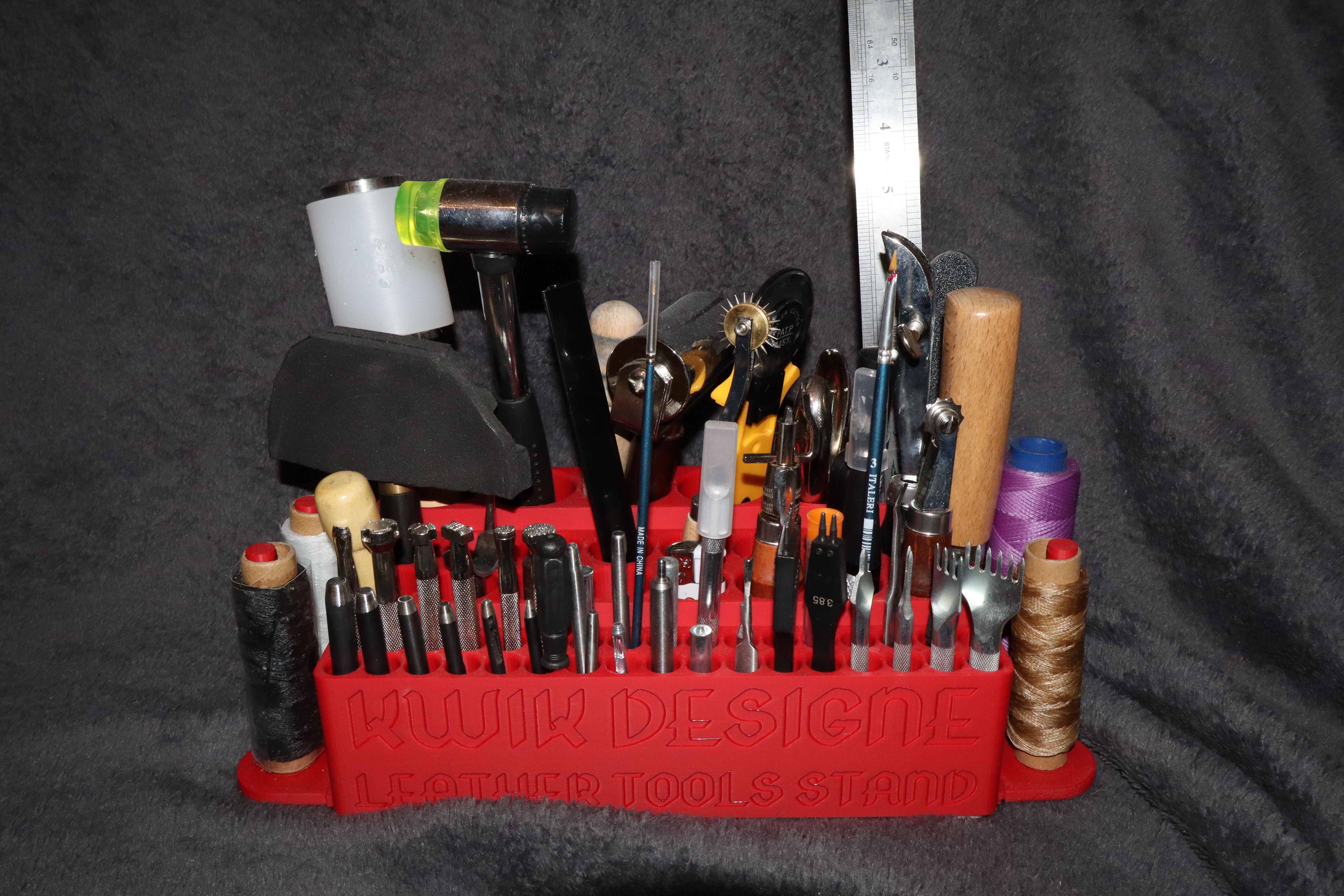 tool stand organizer for table tools like leathercrafting — miniatura 2