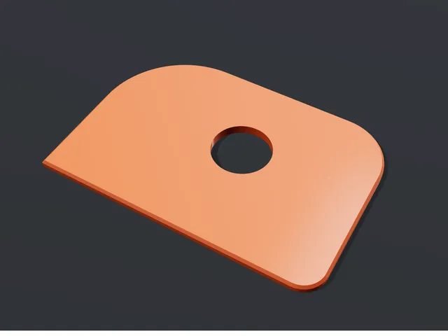 Pan and Pot Scraper - 4 Corner Radii