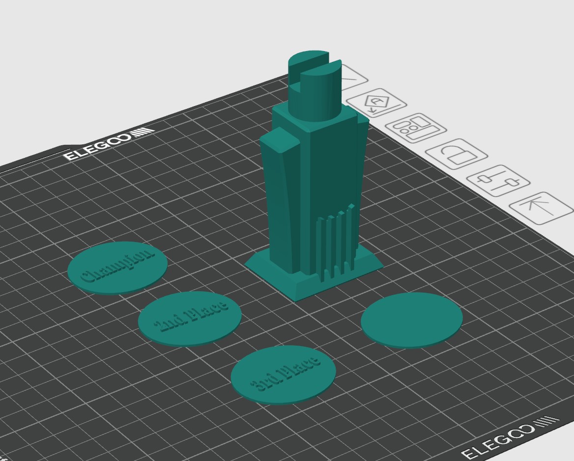 Miniatura 2 do modelo 3D Generic trophy template