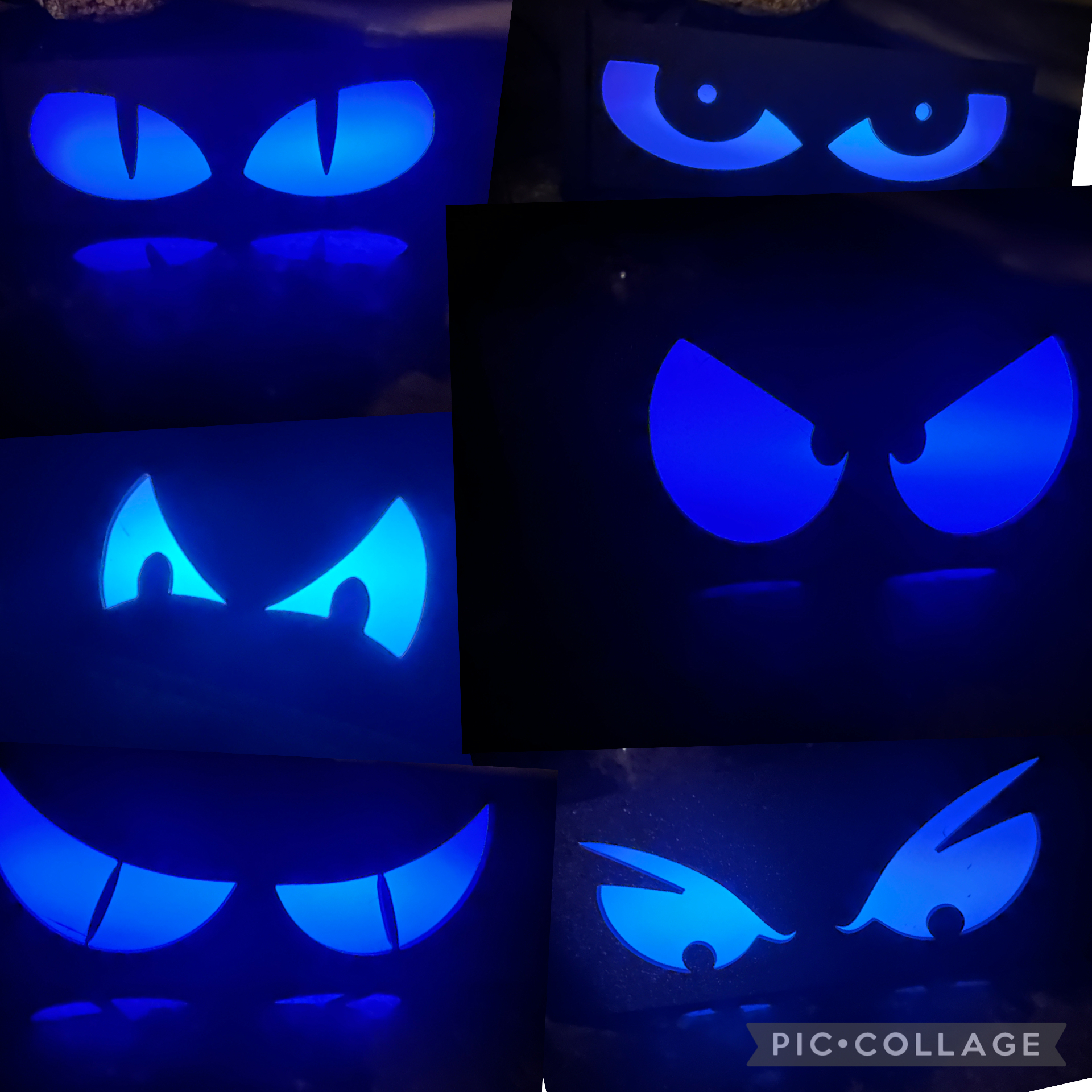 Glow Stick Scary Eyes