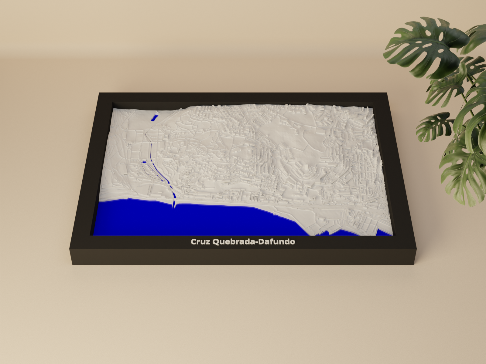 Cruz Quebrada-Dafundo, Portugal - 3D Miniature