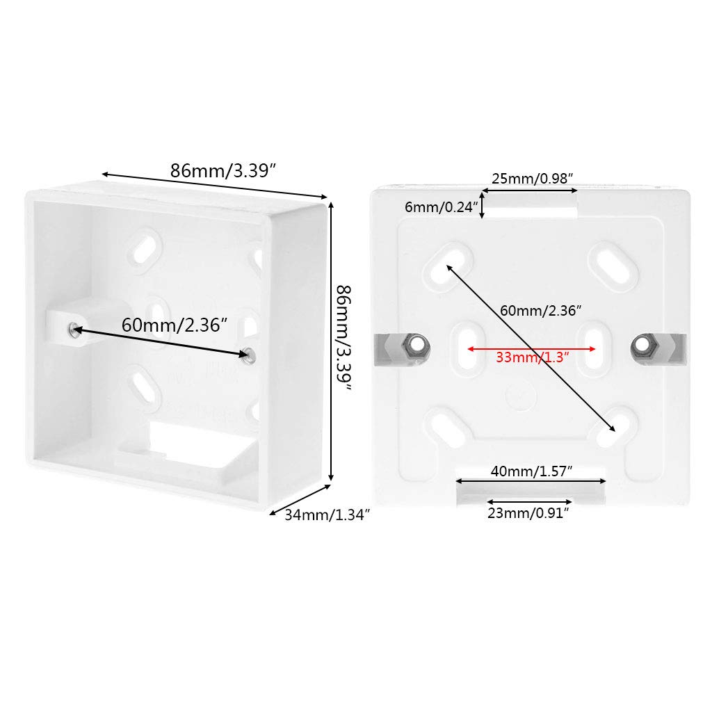 Surface-mount thermostat box — miniatura 3