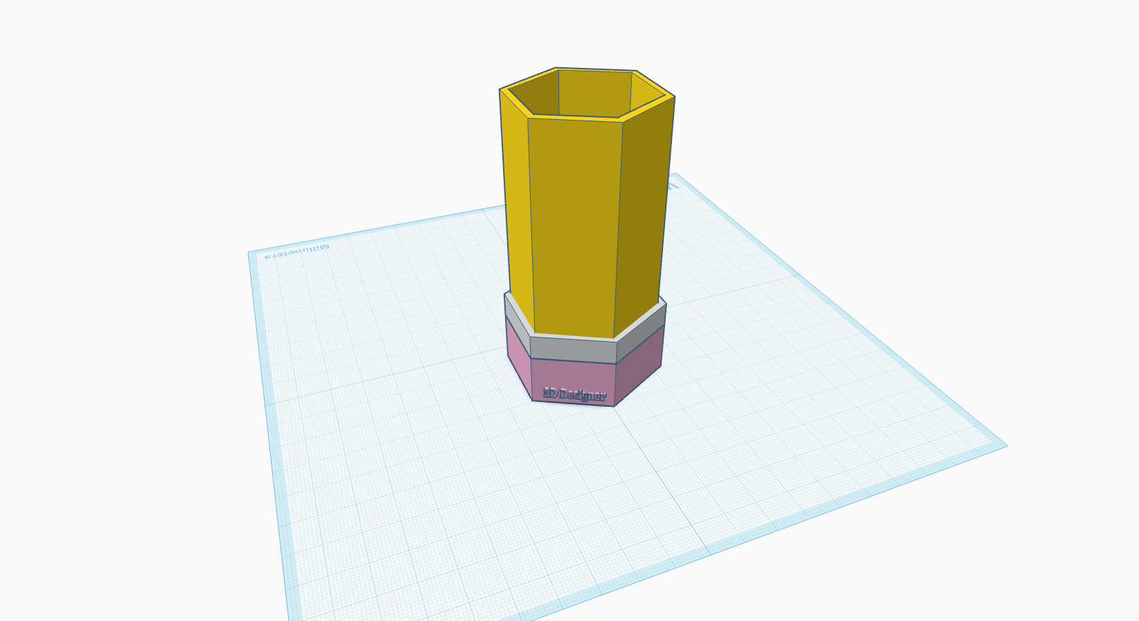 Pencil-shaped pen holder