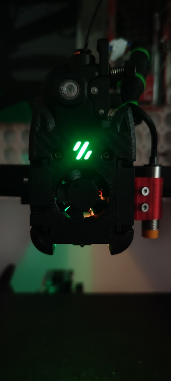 Dragon Burner v8 Sequin Mounts for FYSETC RGB Sequins