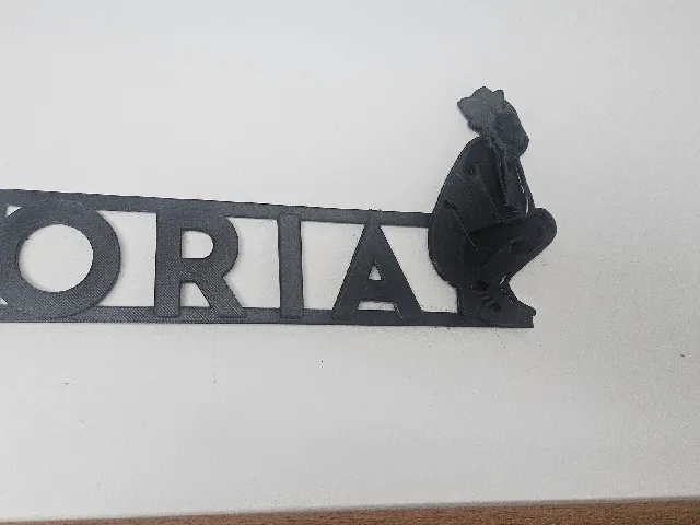 Oria ça ira Plaque déco