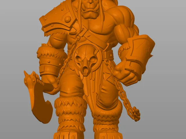 World of Warcraft Garrosh Hellscream statue