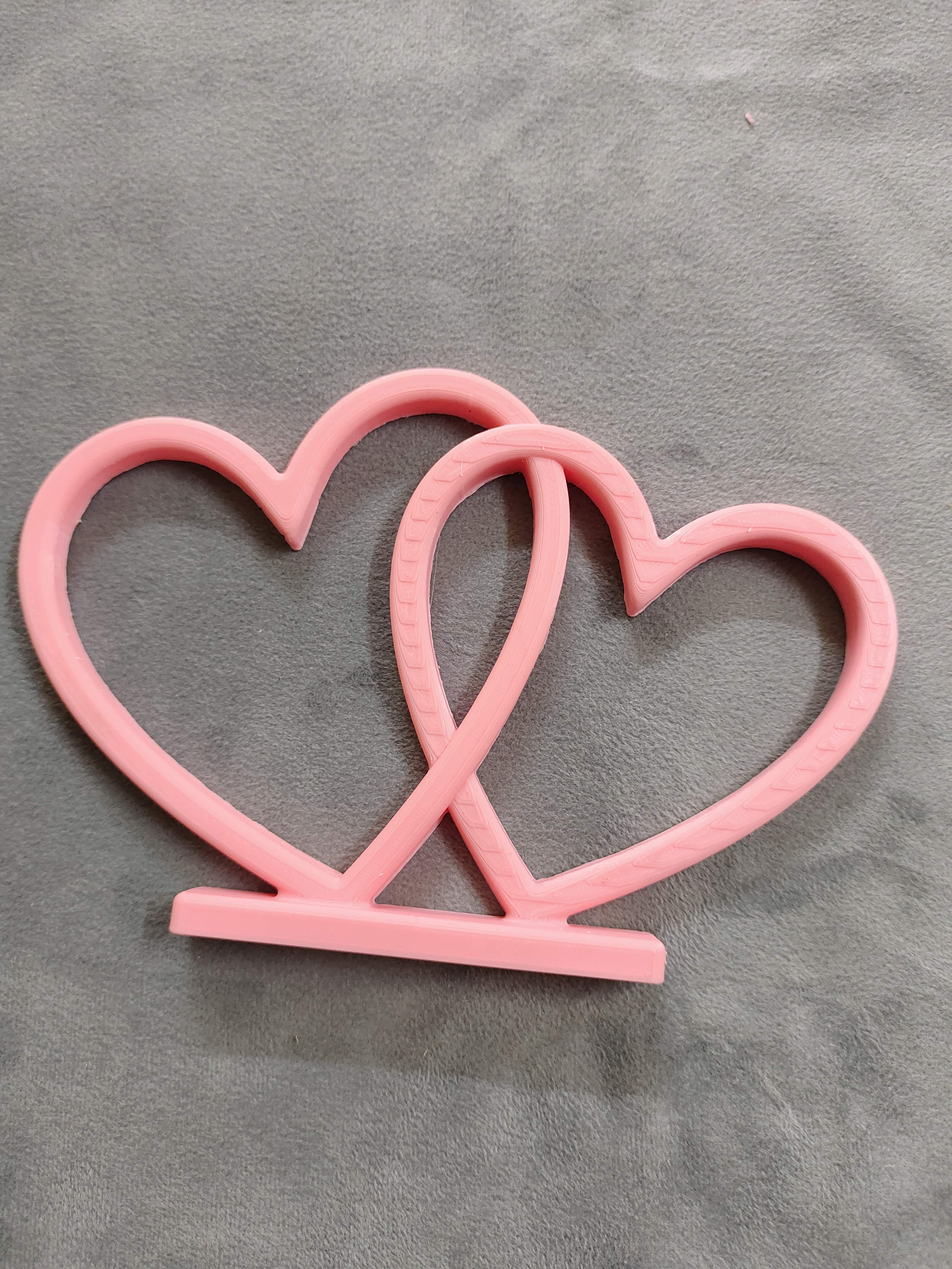 Couple Interlocking Heart Desk Decor — thumbnail 9