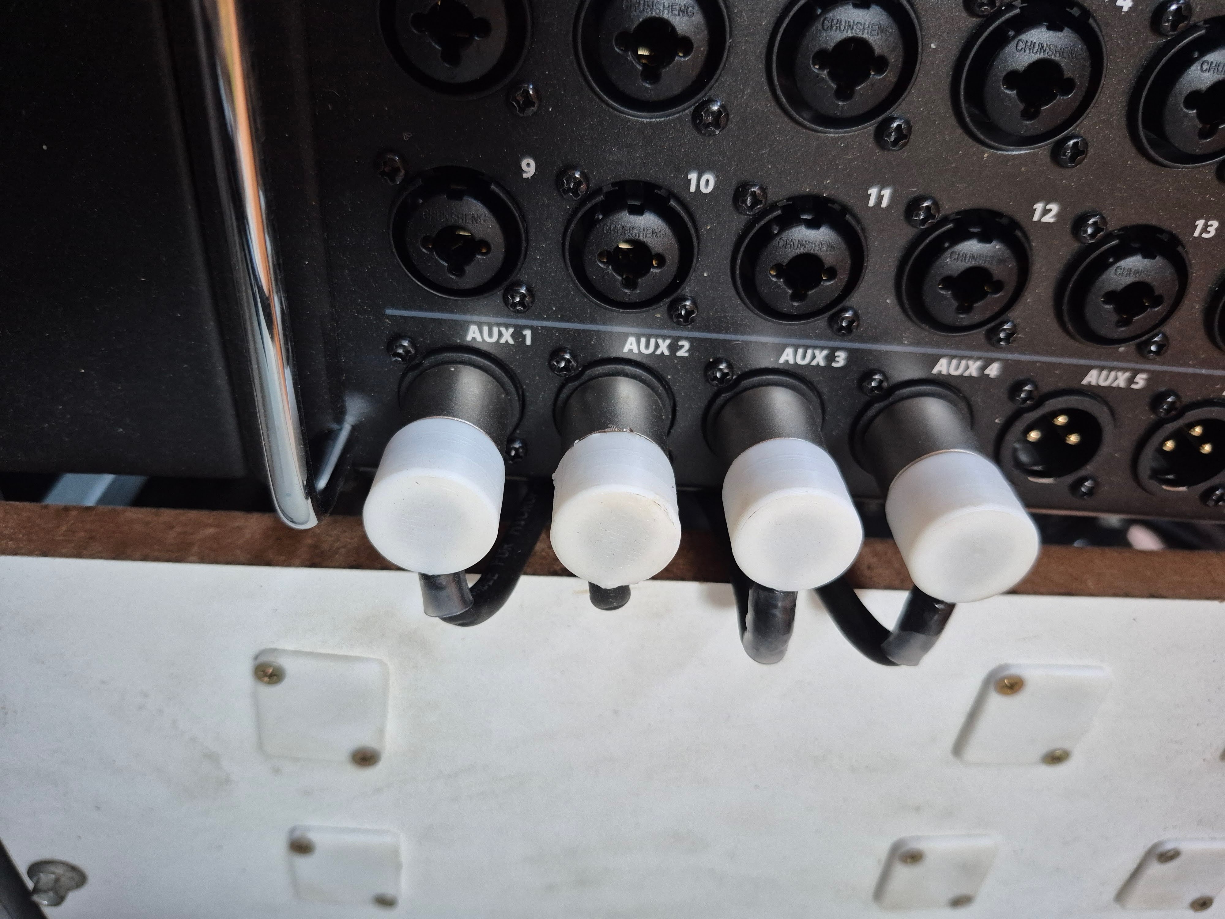 SA2X XLR short right-angle cap – no cutting - threaded and parameterized