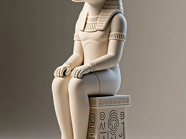 Anubis Statue – stylisierte ägyptische Figur