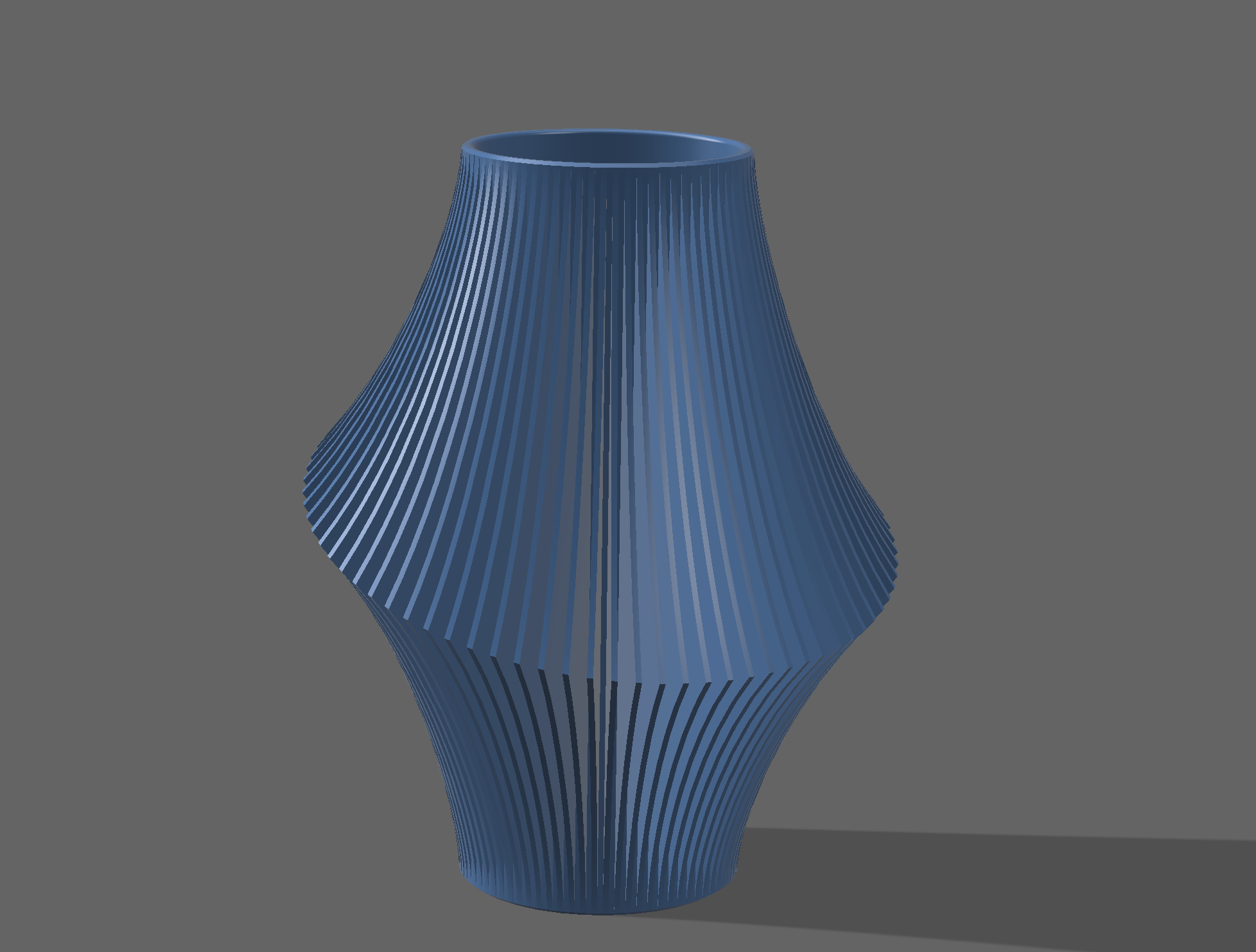 Vase 116: Tilted Loft Rib Vase
