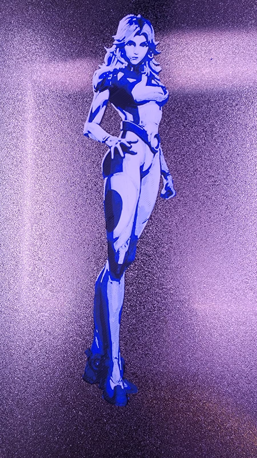 Invisible Woman from Marvel Rivals Hueforge - No AMS or MMU needed.