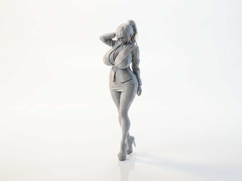 Teacher Figure Female Character Figurine 3D Printable