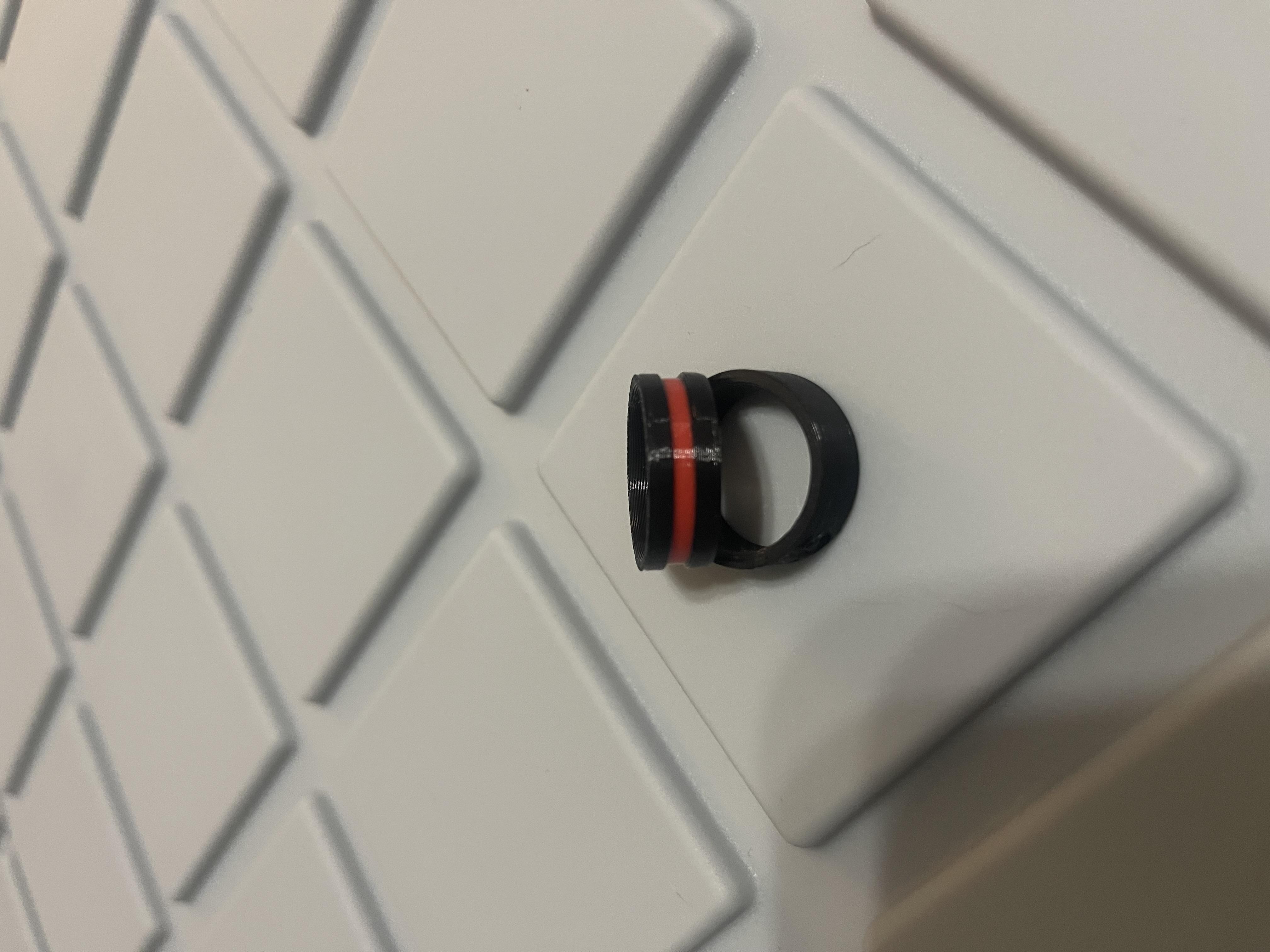 Miniatura 2 do modelo 3D THIN LINE RING-NO SUPPORTS