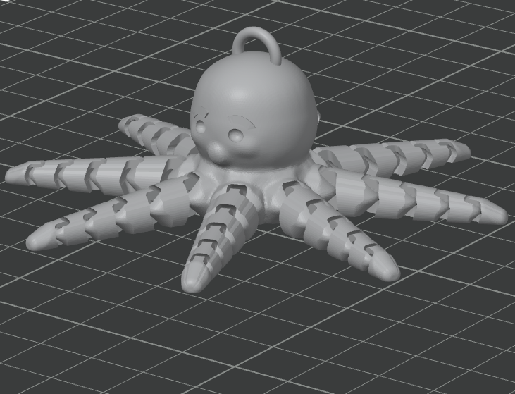 flexi octopus keychain(sellable!)
