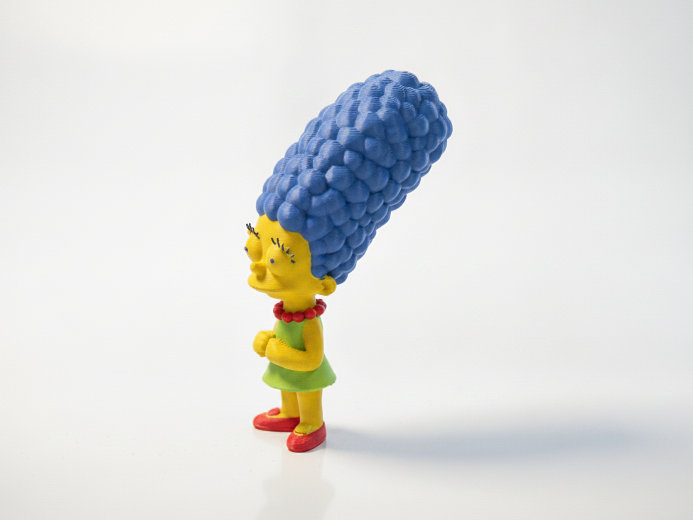Marge Simpson Figurine Cartoons Animation 3D Printable