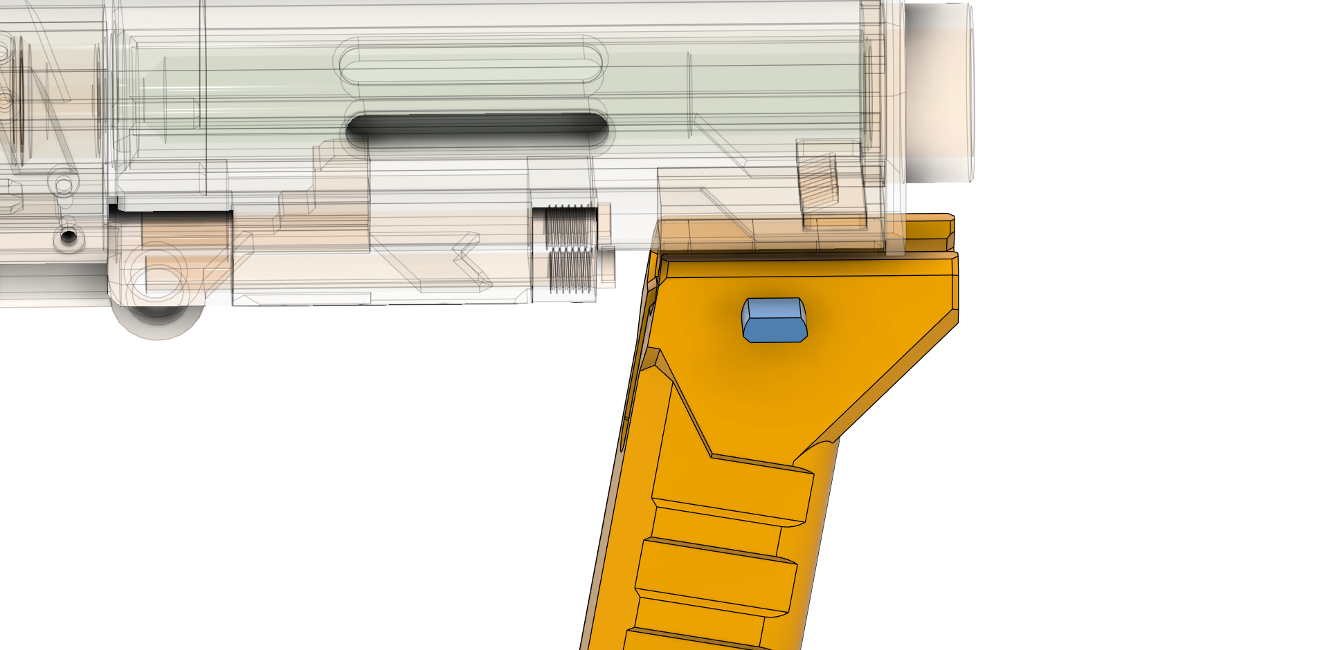 No Hardware Picatinny-Compatible Blaster Foregrip