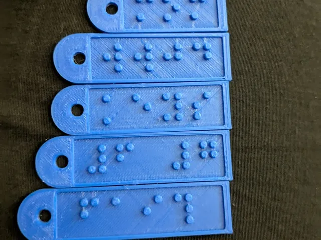 Braille Keychains