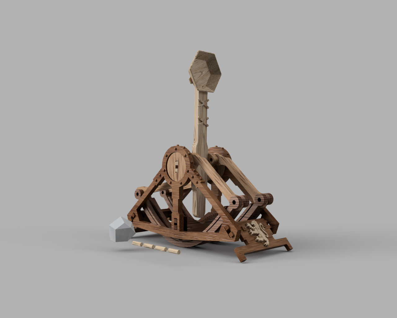 Functional Medieval Catapult (Updated!)