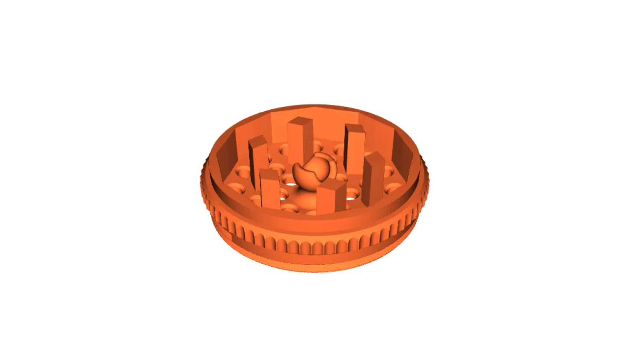 STL file Weed Grinder with Rotary Handle 🚬・3D printable model to  download・Cults
