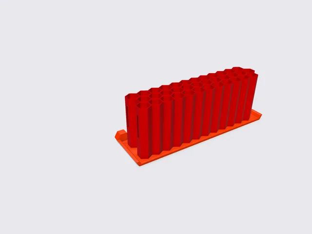 Mark holder for honeycomb wall sysytem