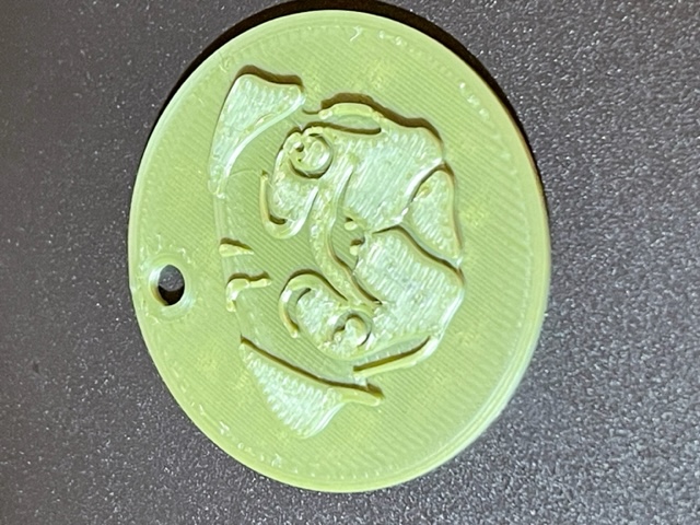 Pug Dog Tag