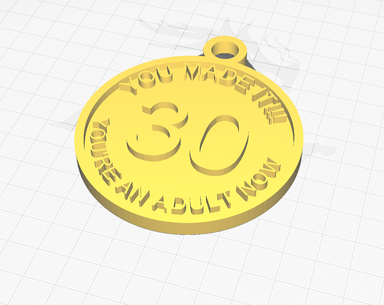 30th Birthday Medal
