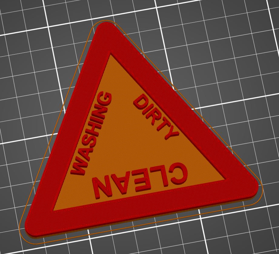 Dishwasher Sign by OmegaTI Download free STL model
