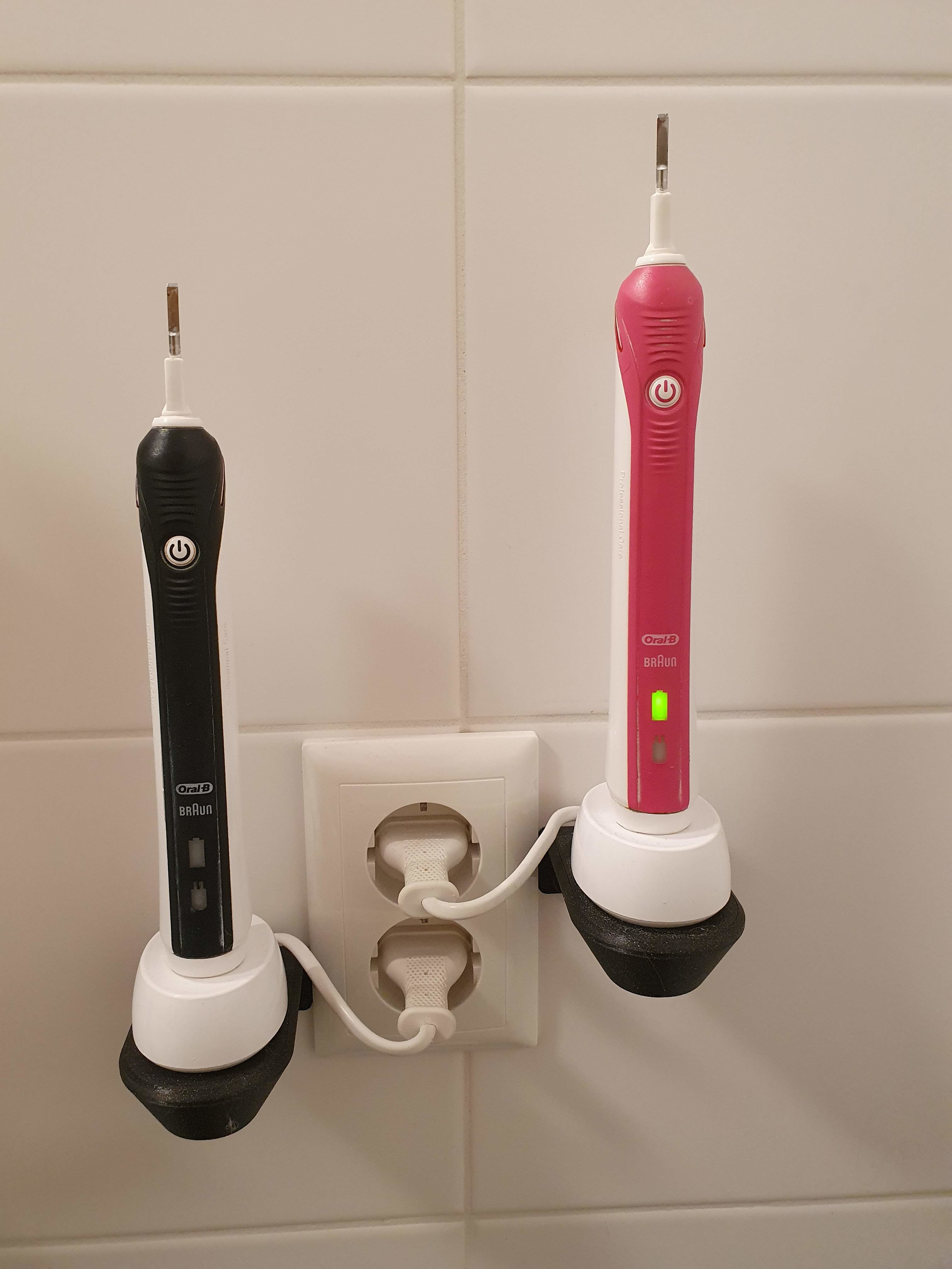 Oral-B charger and toothbrush holder by Dujinga, Download free STL model
