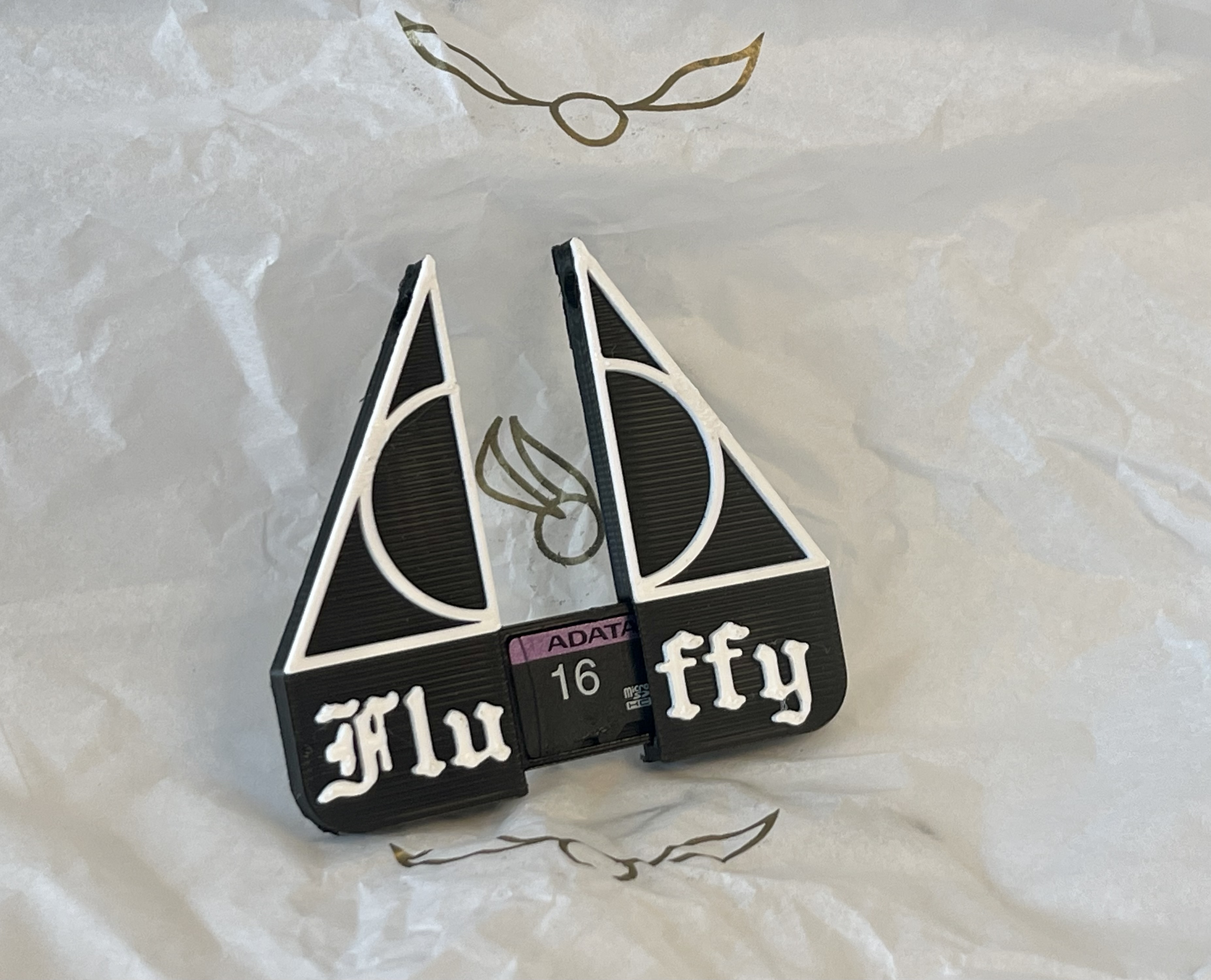 Harry Potter Deathly Hallows Dogtag / Keychain