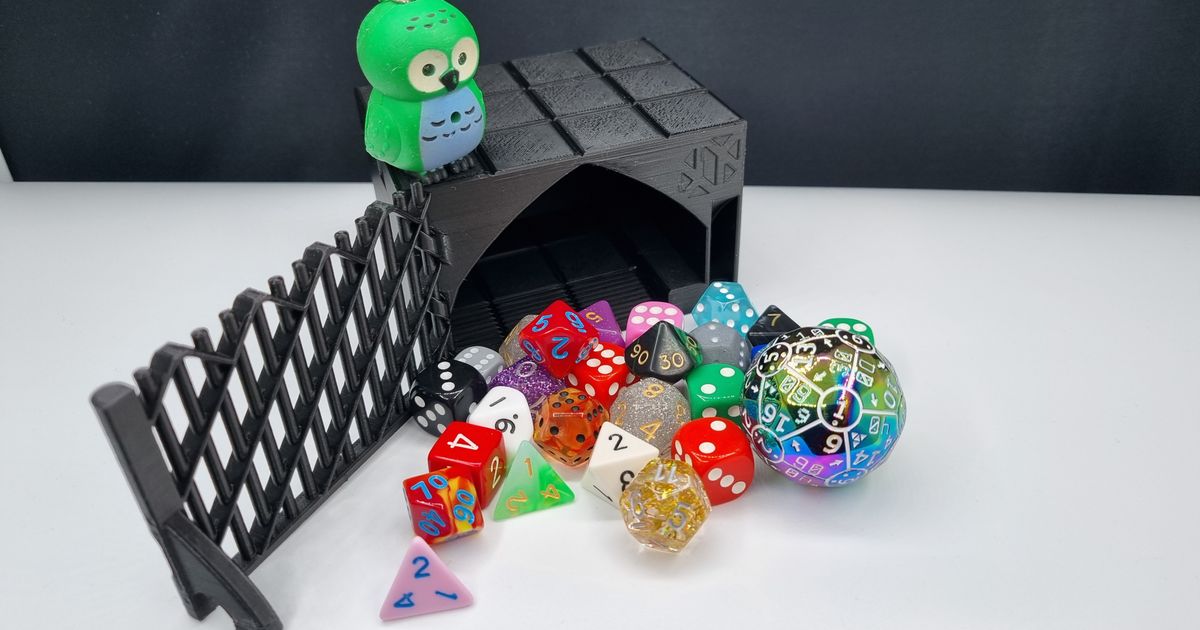 Dice Jail a printinplace jail prop and dice box in one! by LEN