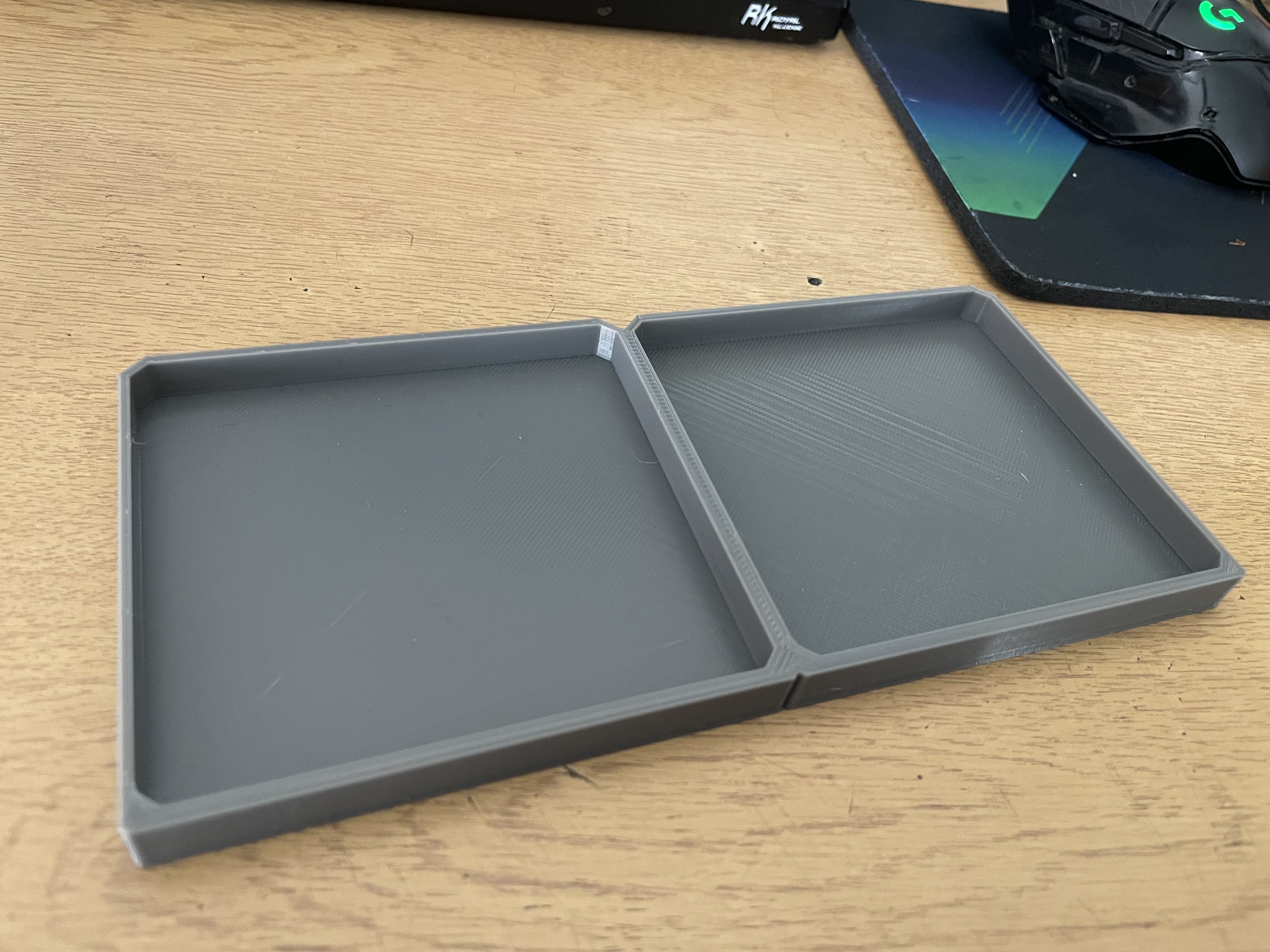 Double Tray for Rugged Desktop Organizer