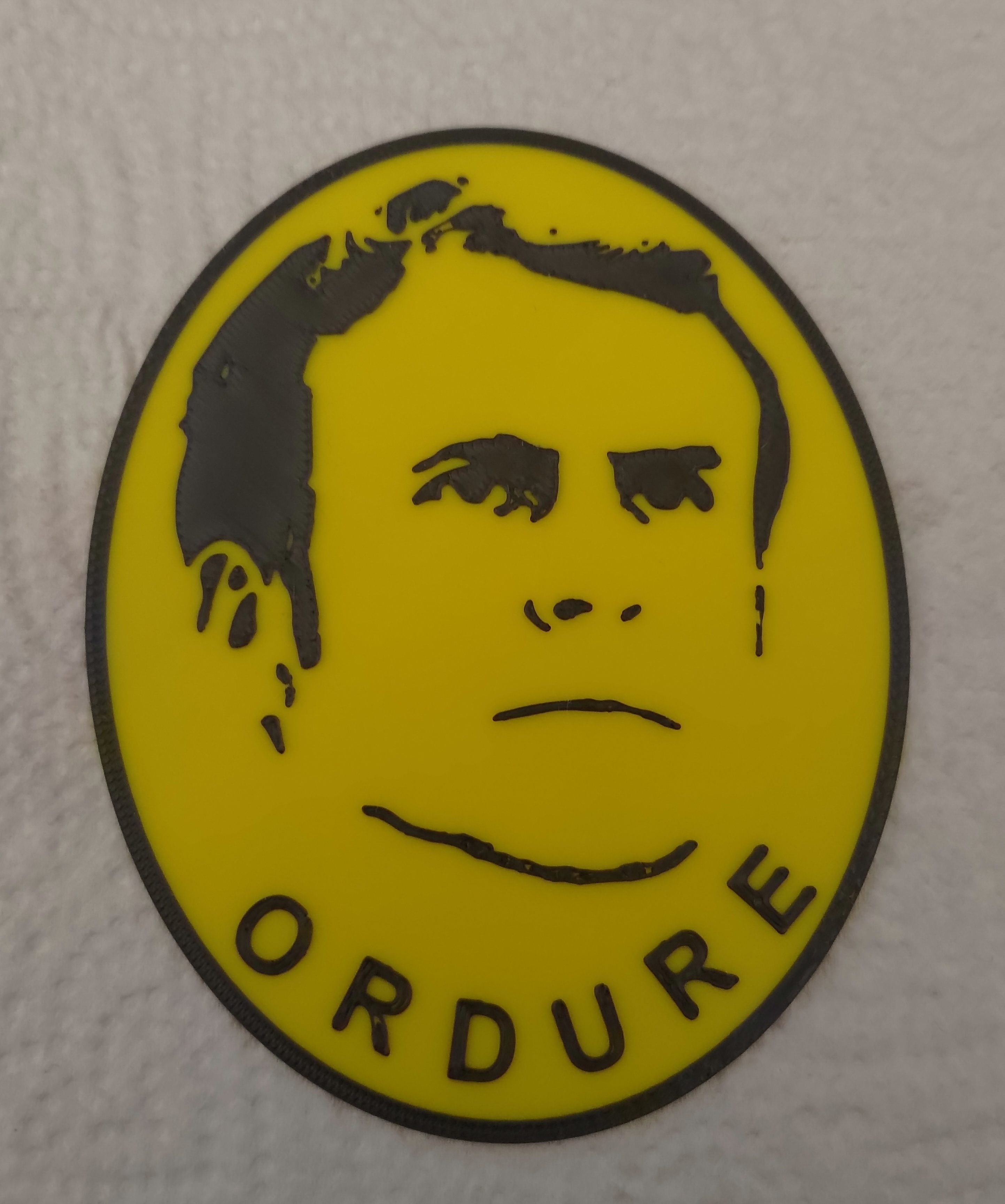 french garbage sign by Tao 3D Download free STL model