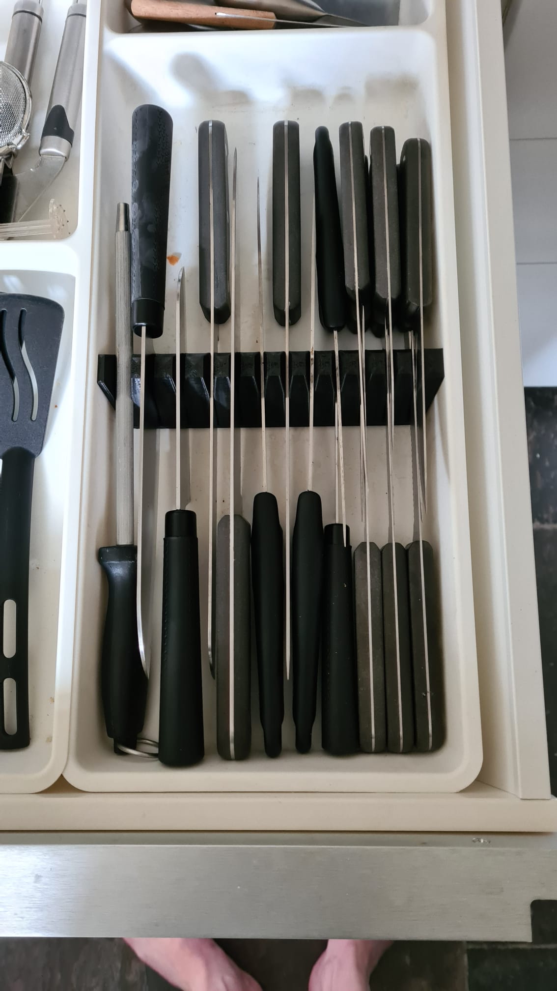 Knifeholder for Ikea cuttlerydrawer