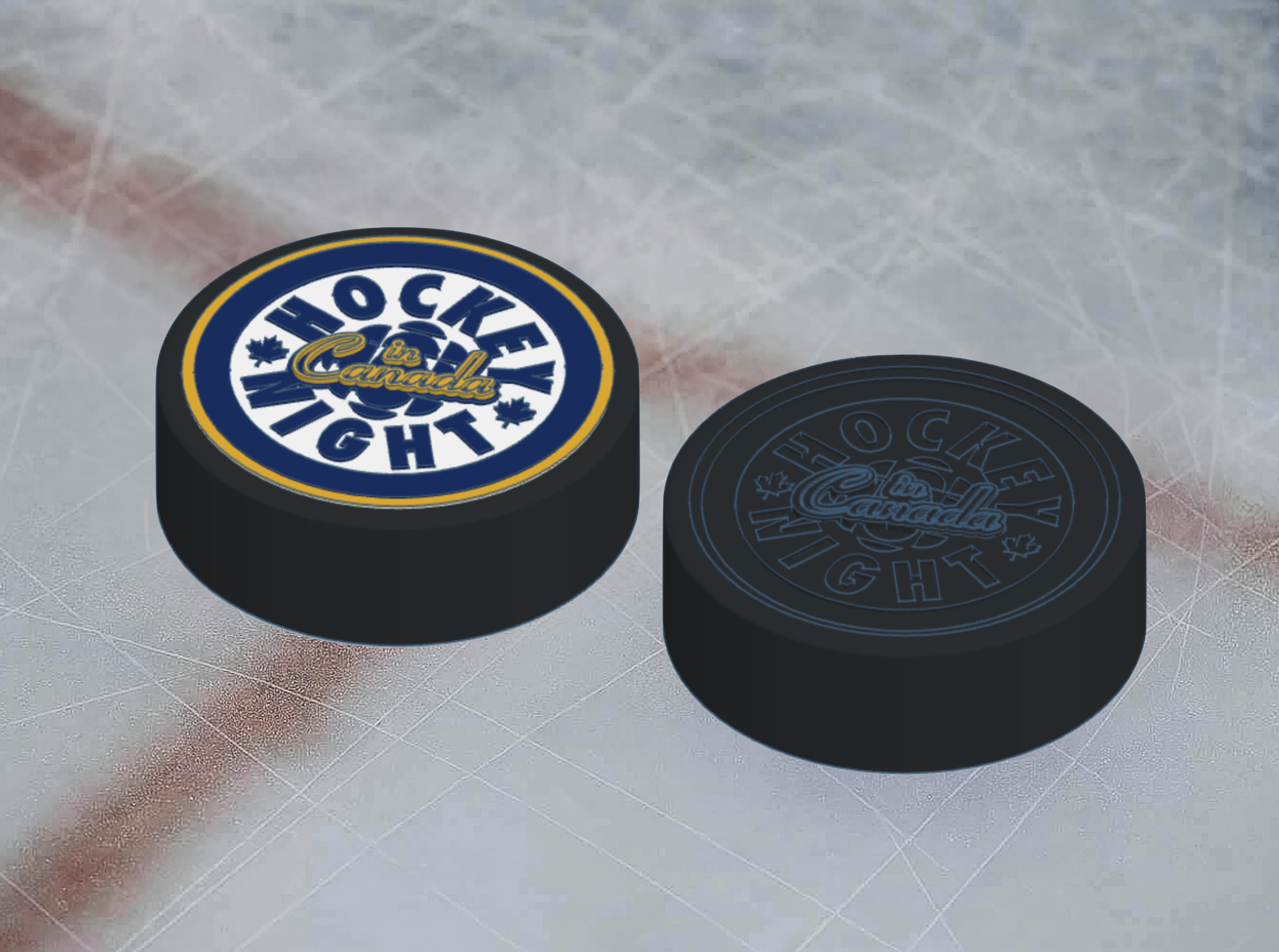 Hockey Night in Canada Puck Logo