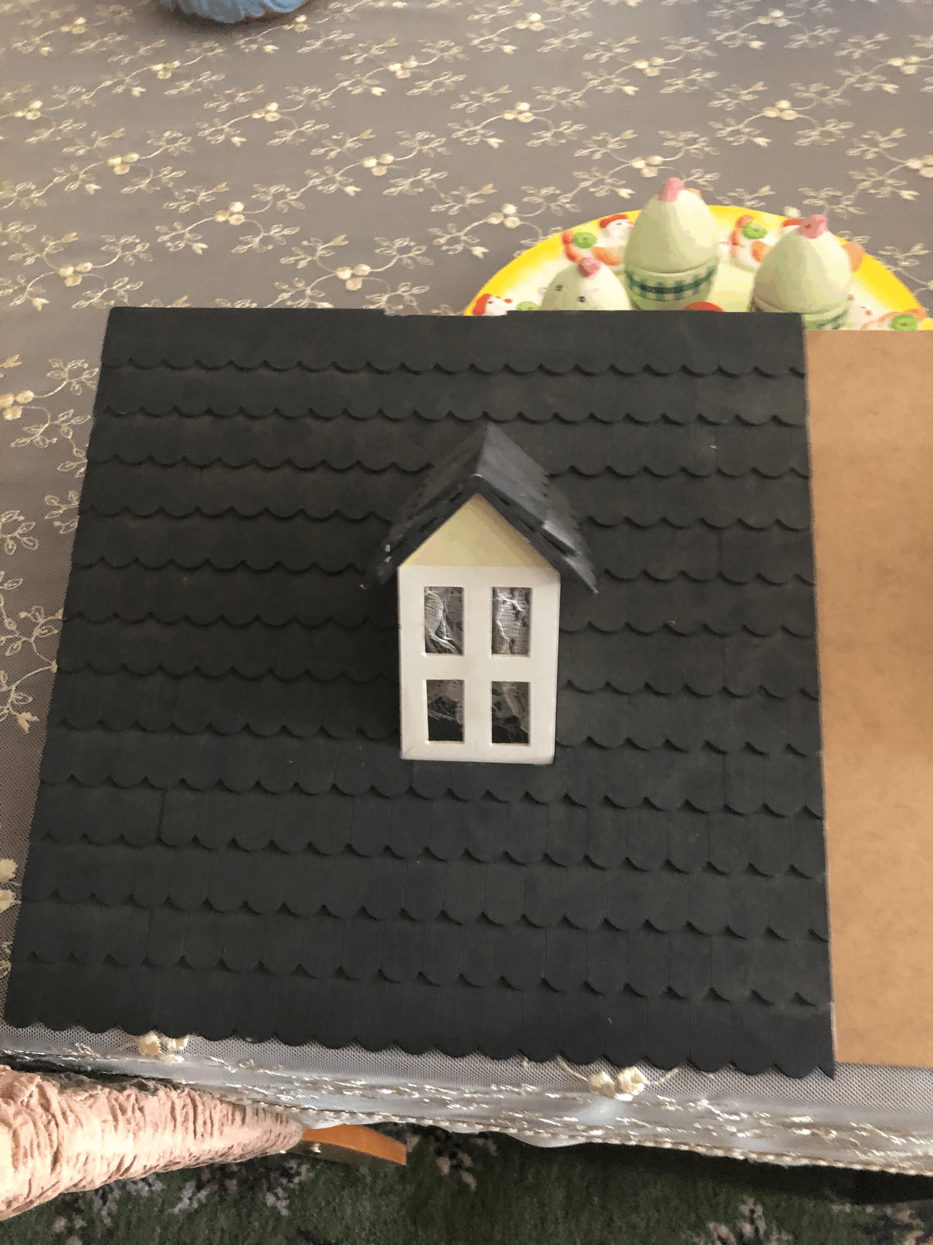 Roof Tiles for Doll House (6 tiles row)
