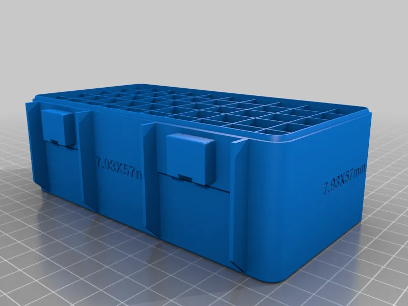 7.92X57mm Mauser, Double Latch Modular Ammo Box by brass_ring ...