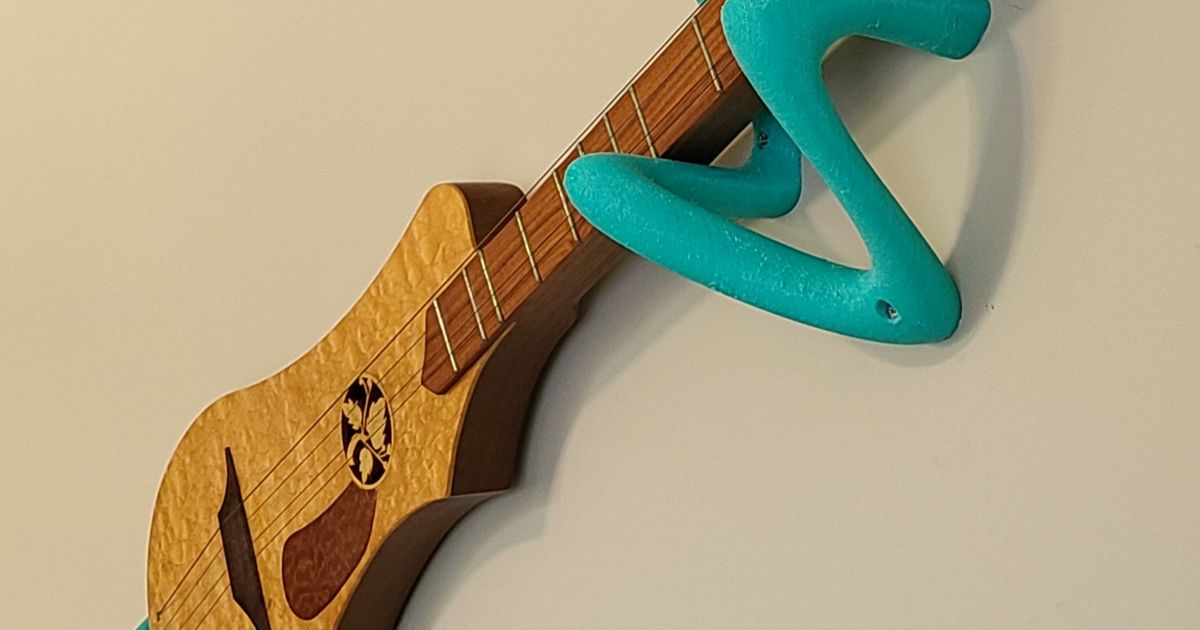 Woodrow (Instrument) Wall Mount by Amiiglows Download free STL model