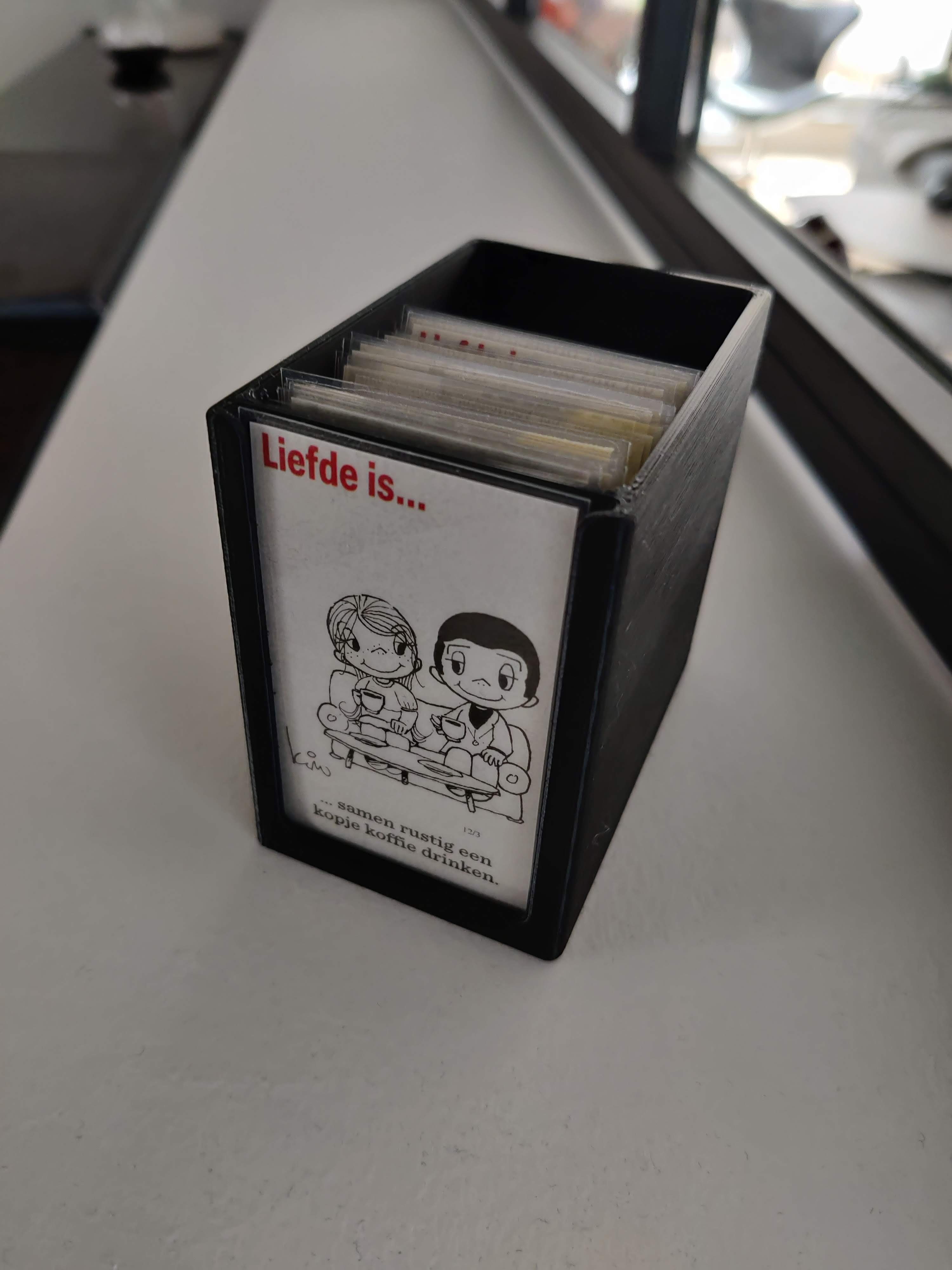 Card holder with display