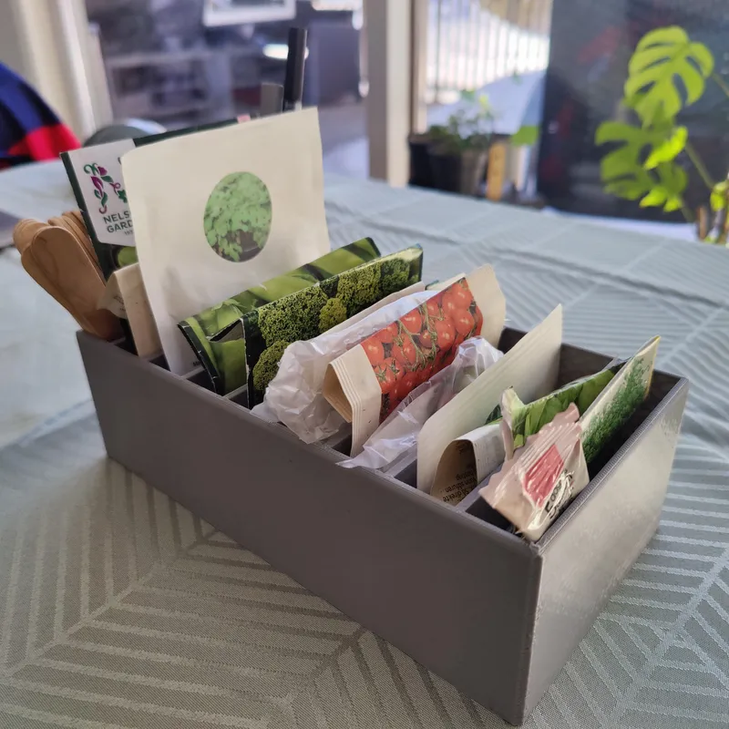 Improved Seed Packet Holder/Organizer by Ty10y, Download free STL model