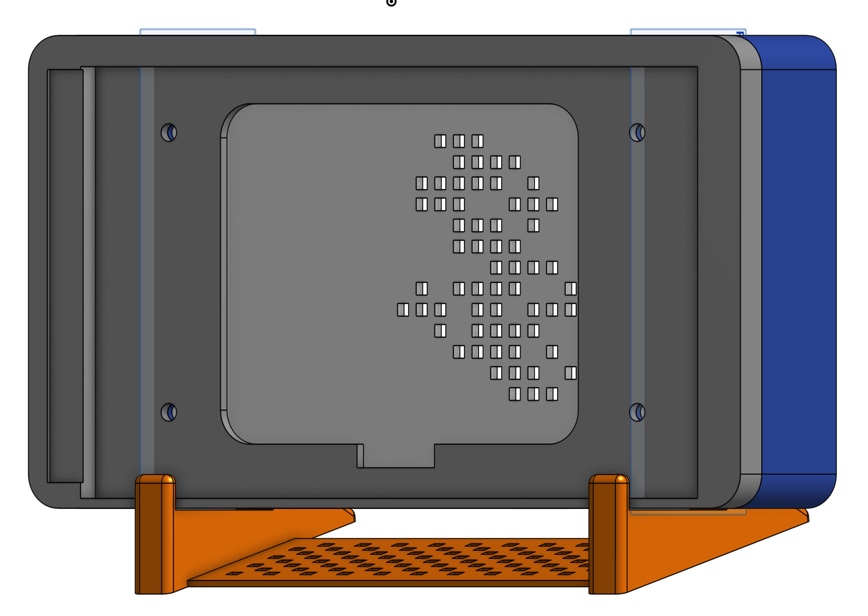 Simple Raspberry Pi touch screen case by WGS | Download free STL model ...